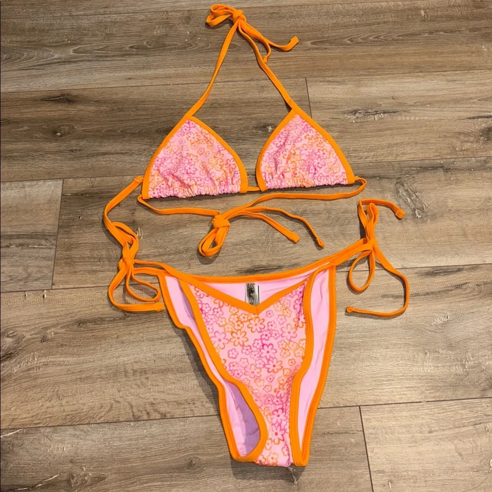Frankie's Bikinis Floral Print Bikini